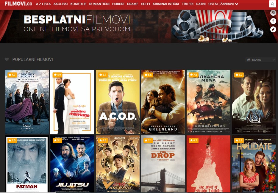 filmovi sa prevodom online gledanje besplatno