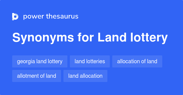 lottery synonym