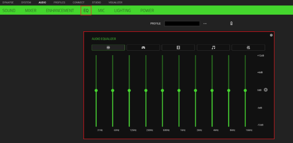 razer synapse audio settings