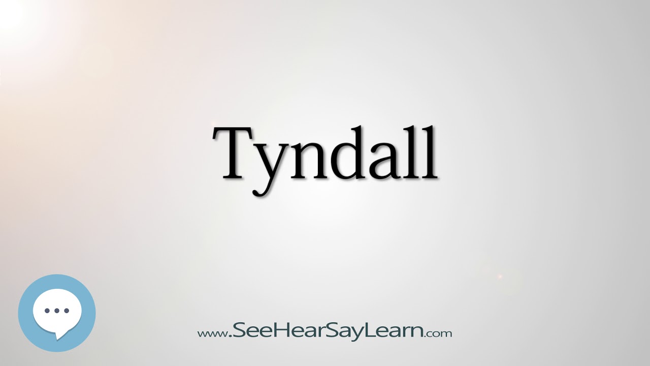 tyndall pronunciation