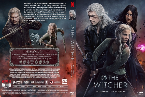 the witcher season 3 dvd