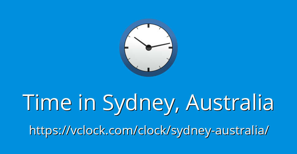 time right now sydney