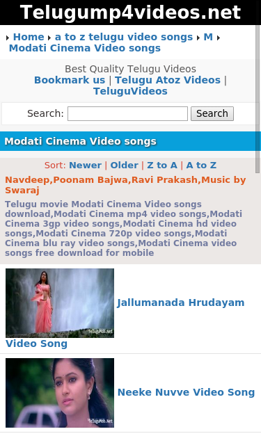 modati cinema naa songs