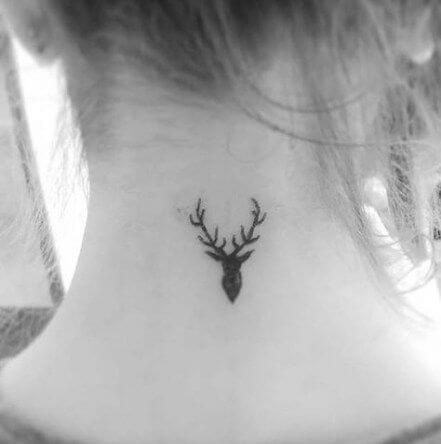 small stag tattoo