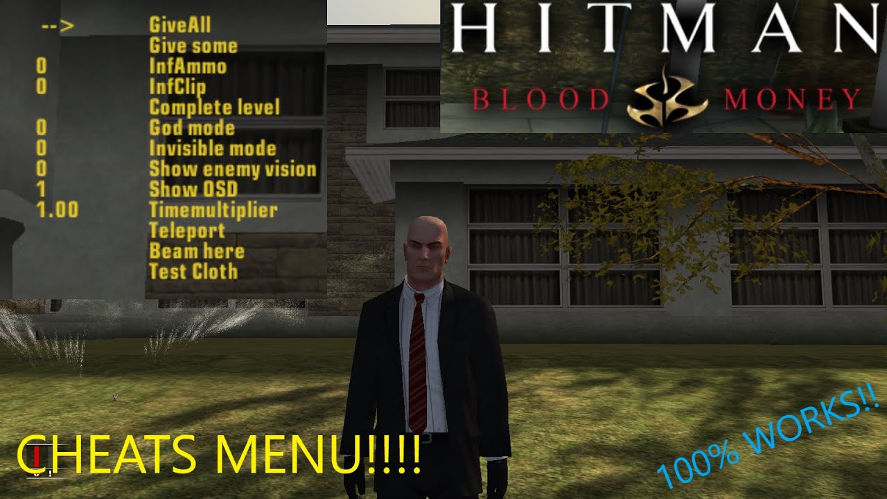 hitman 4 cheats