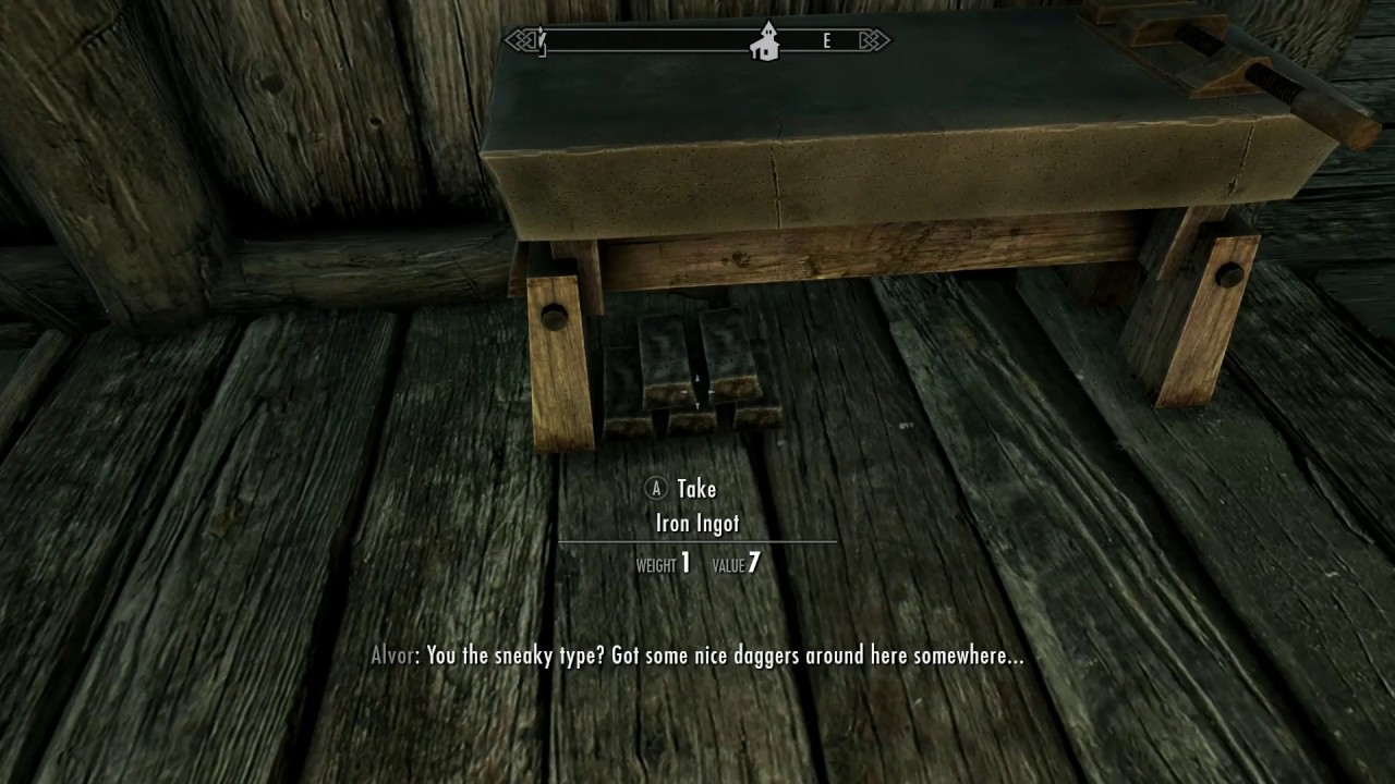 skyrim where to buy iron ingots