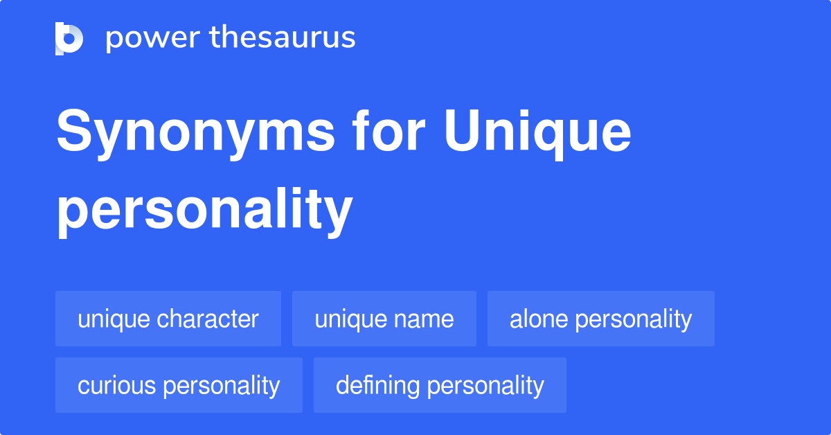 synonyms for uniqueness