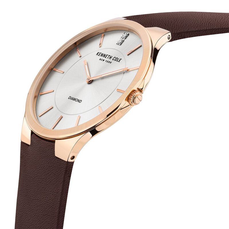 kenneth cole watches leather strap