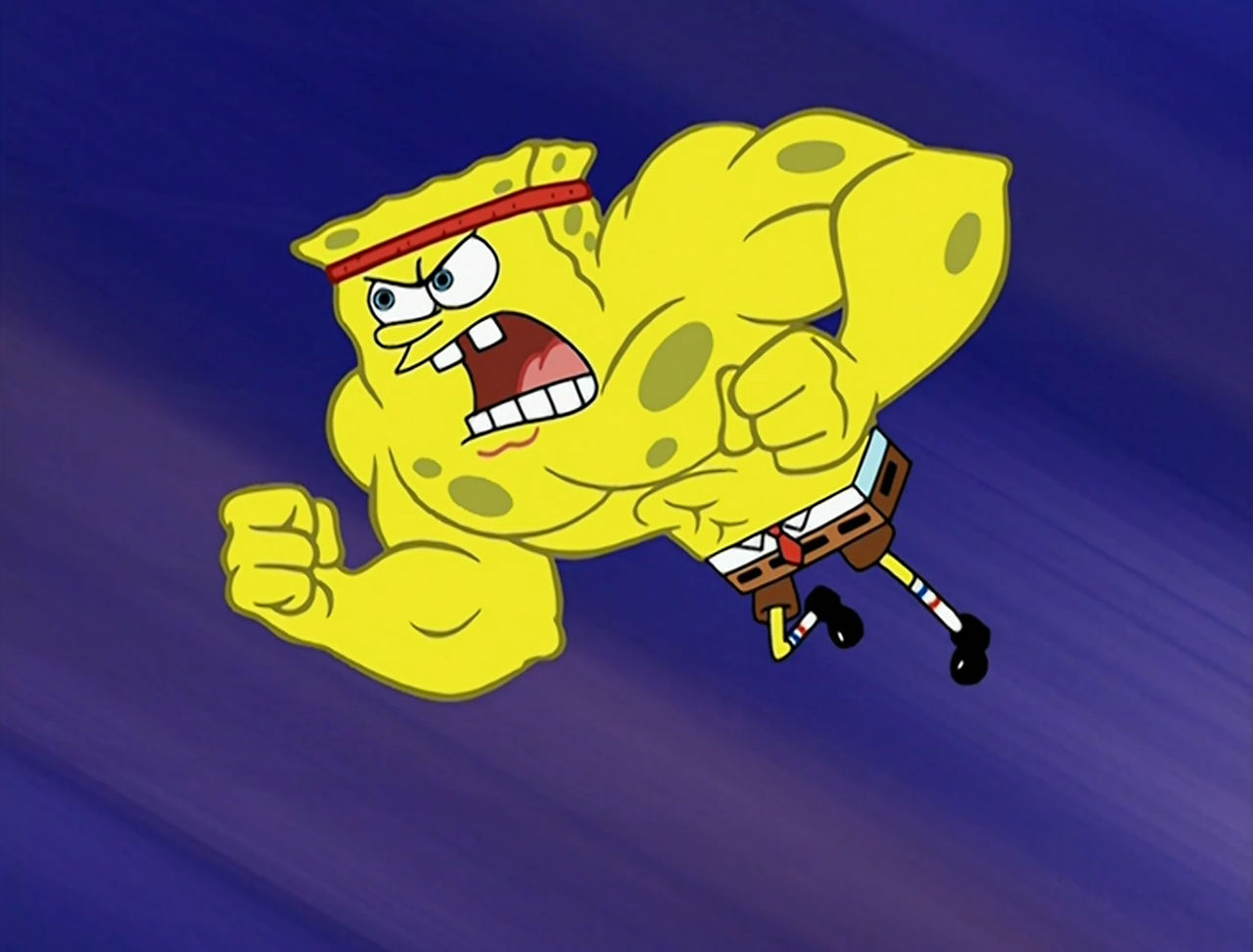 spongebob muscles