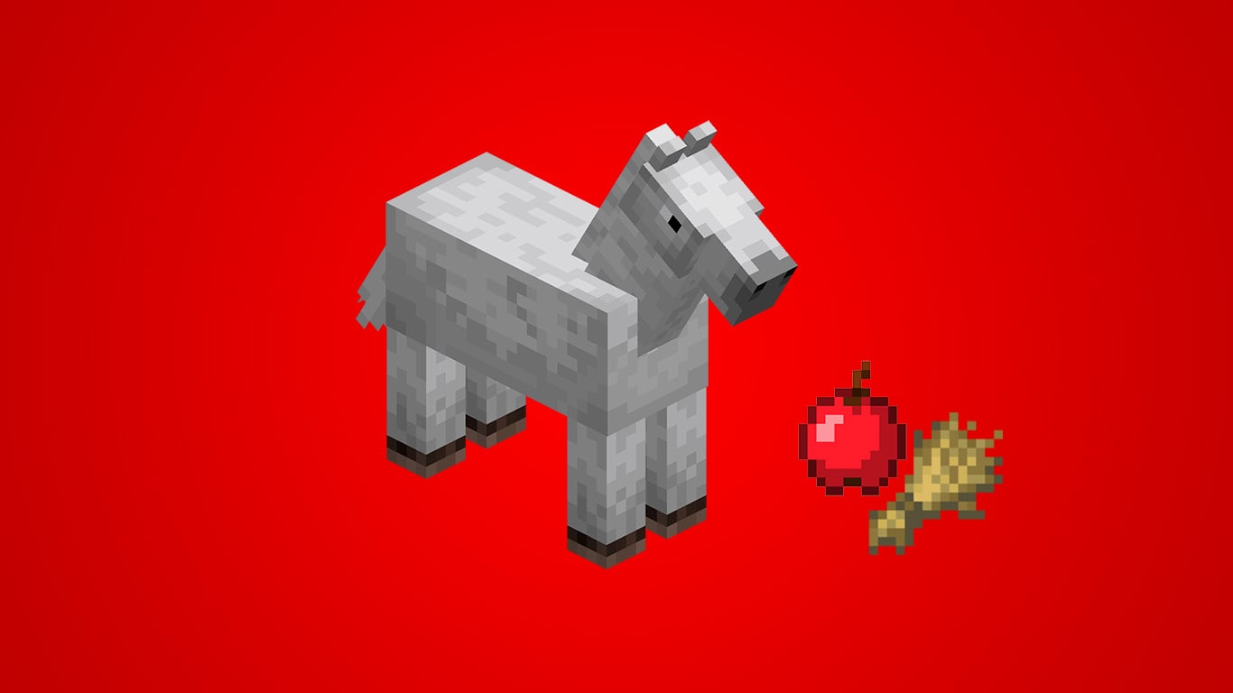 what does minecraft horses eat