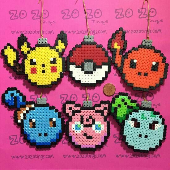 facil hama beads pokémon