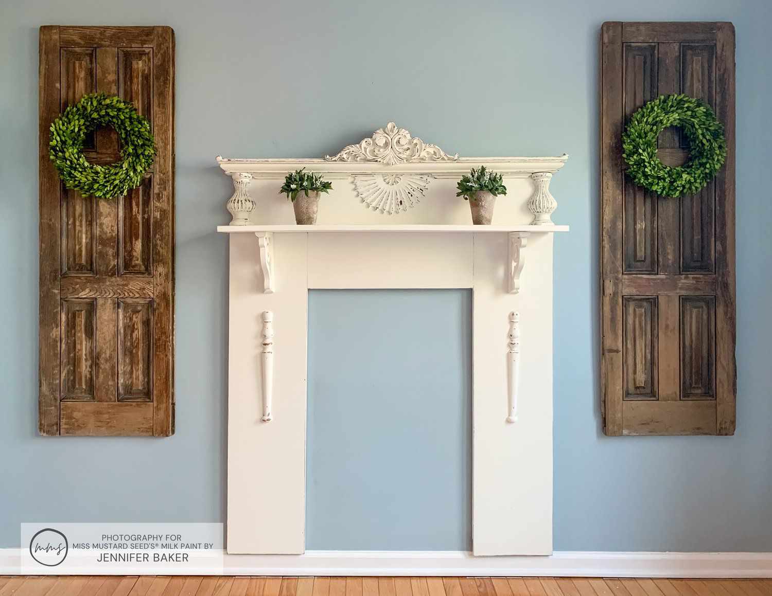 fake fireplace mantel kits