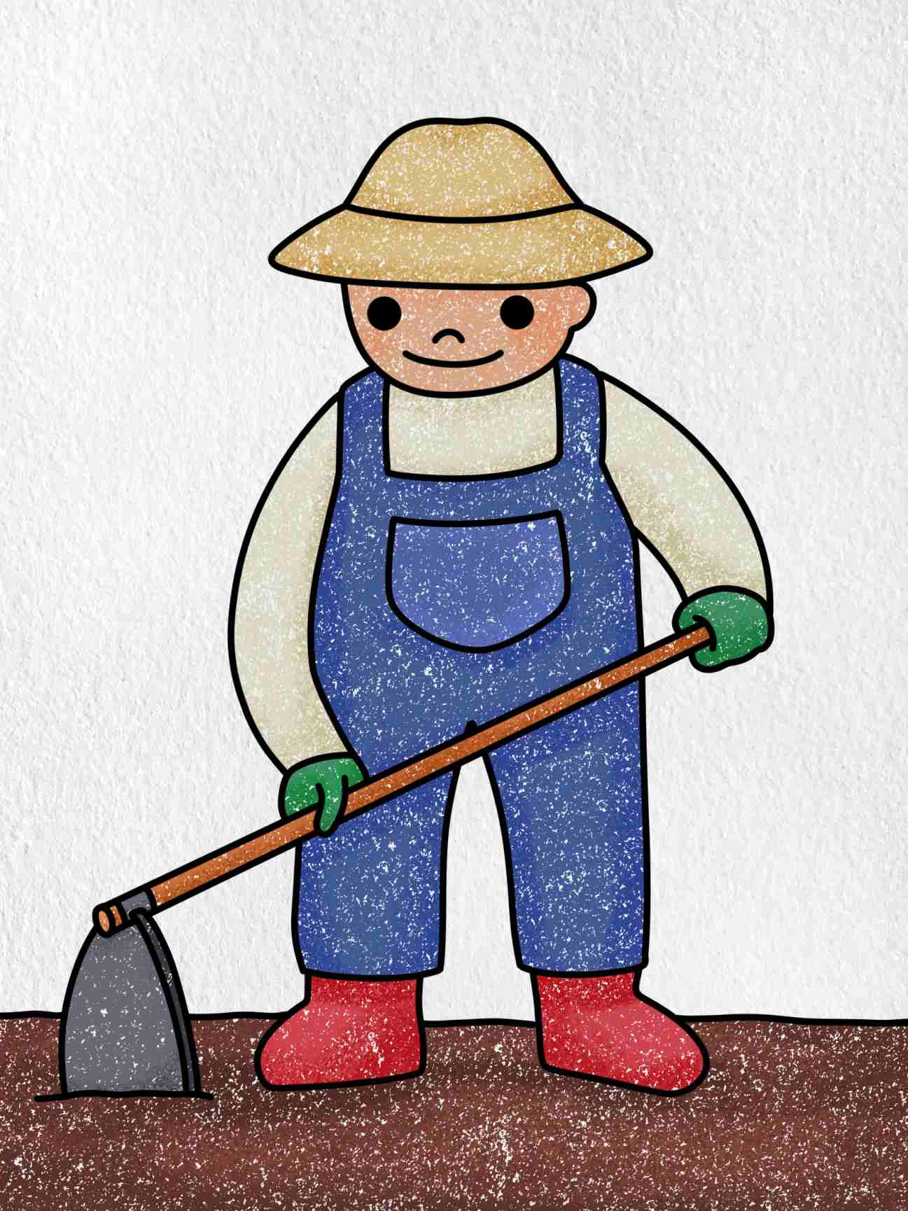 farmer images for drawing