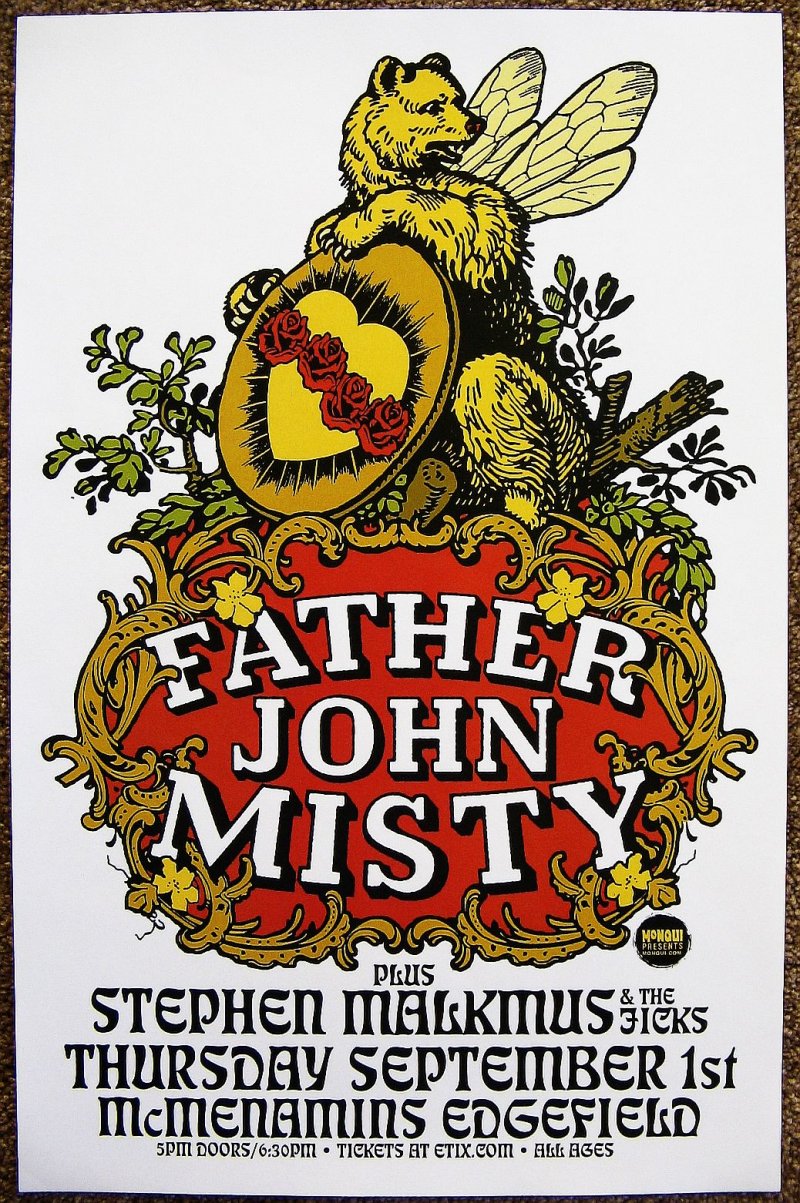 father john misty concert poster