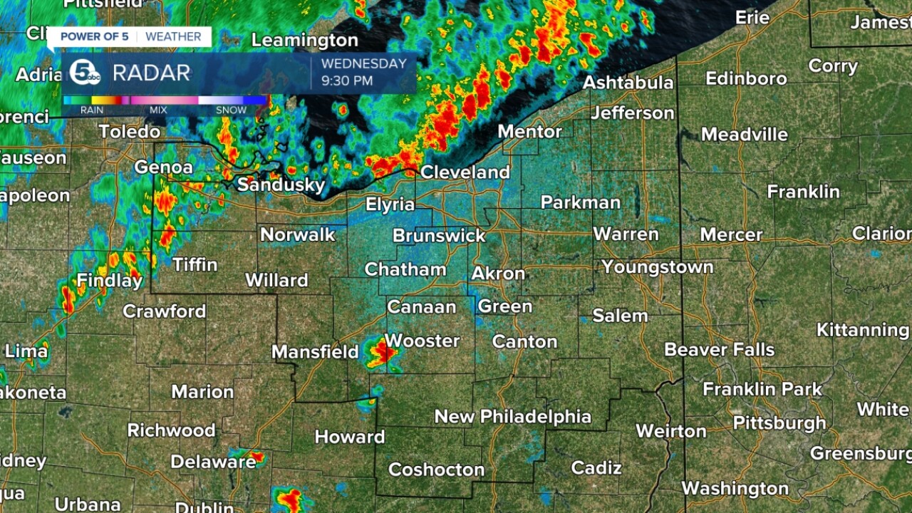 weather radar akron ohio