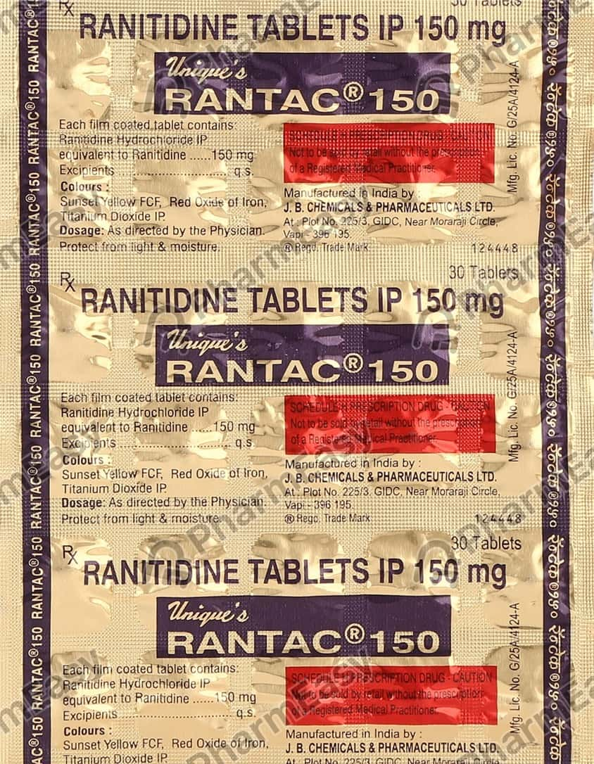 ranitidine 150 mg dosage for adults