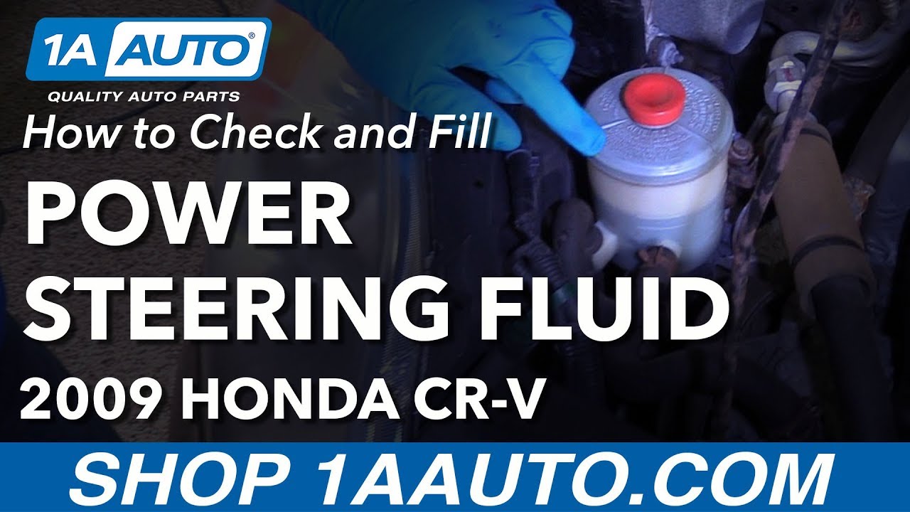 honda crv power steering fluid