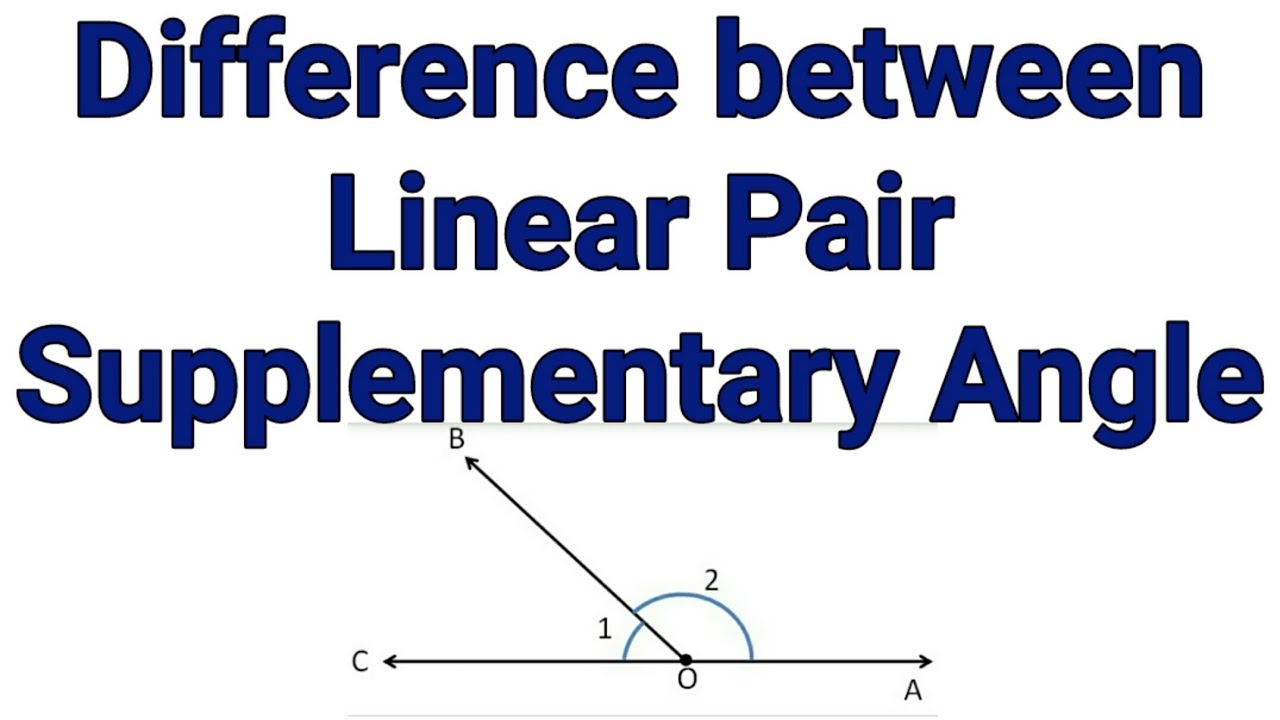 pair of supplementary angles