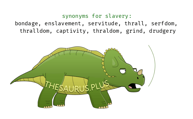 slavery thesaurus