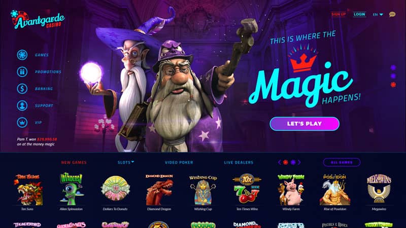 avantgarde casino no deposit bonus codes 2023