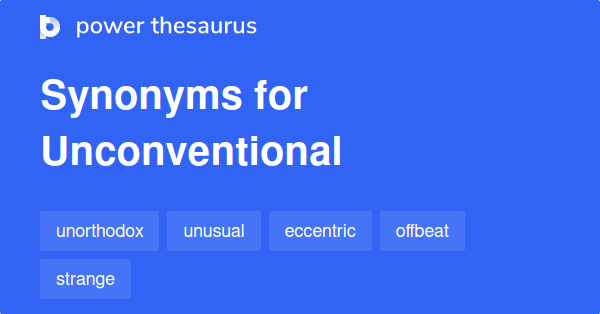 thesaurus unorthodox