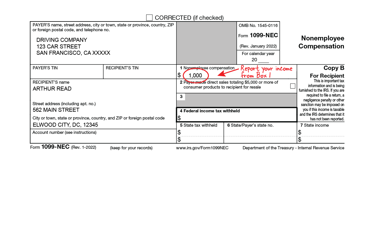 uber w2 tax form