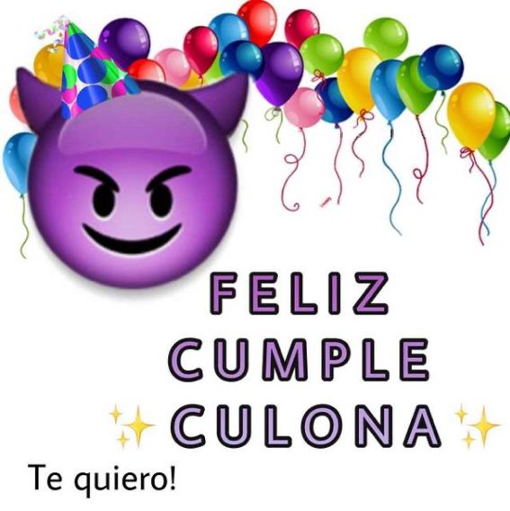 feliz cumpleaños culona