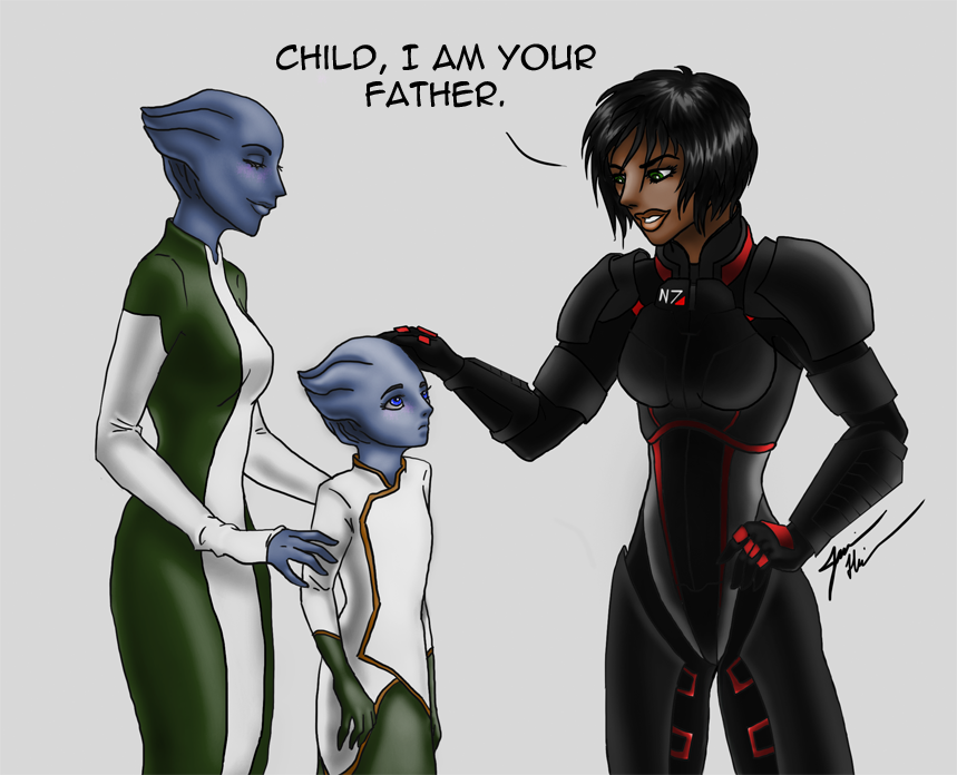 female shepard x liara