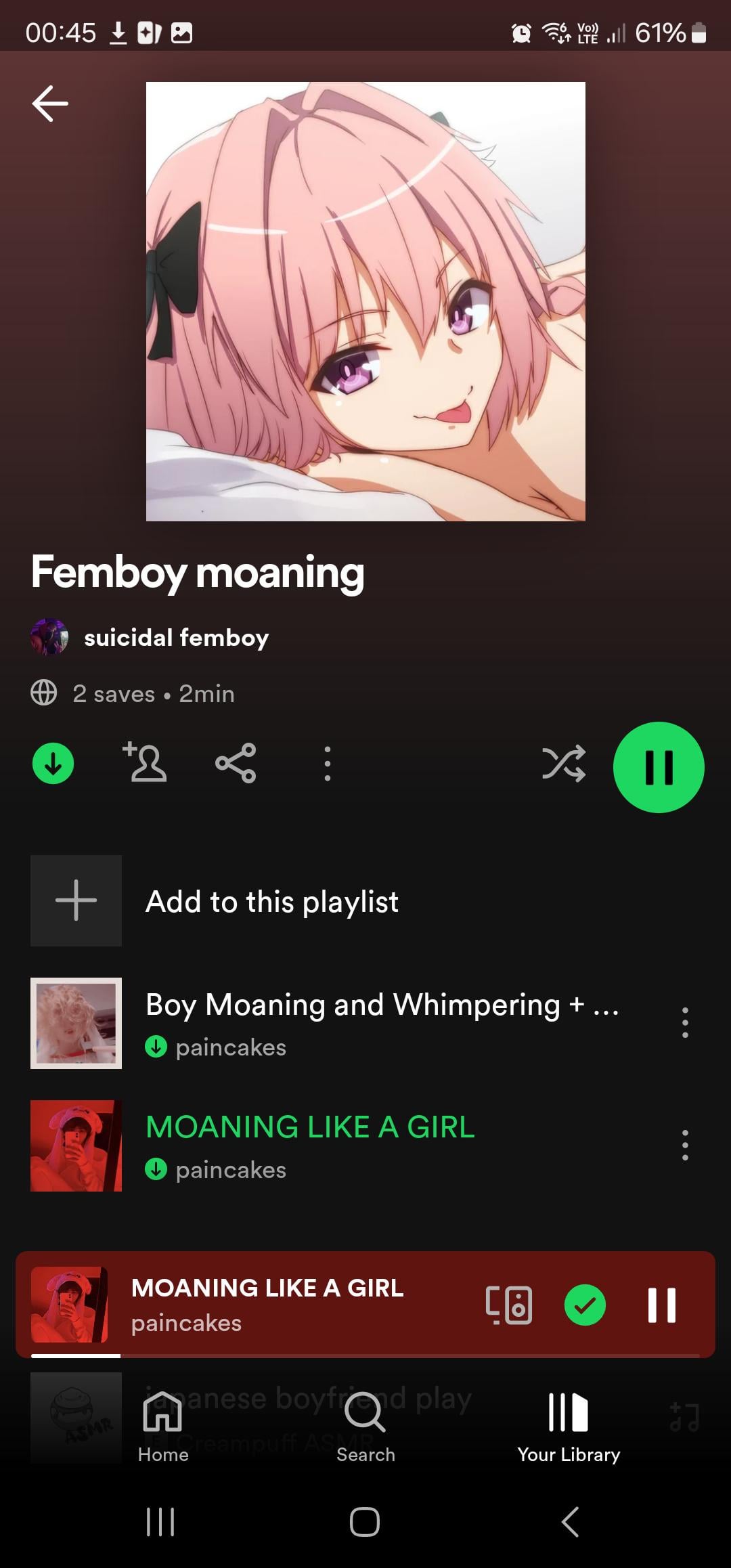 femboy moaning