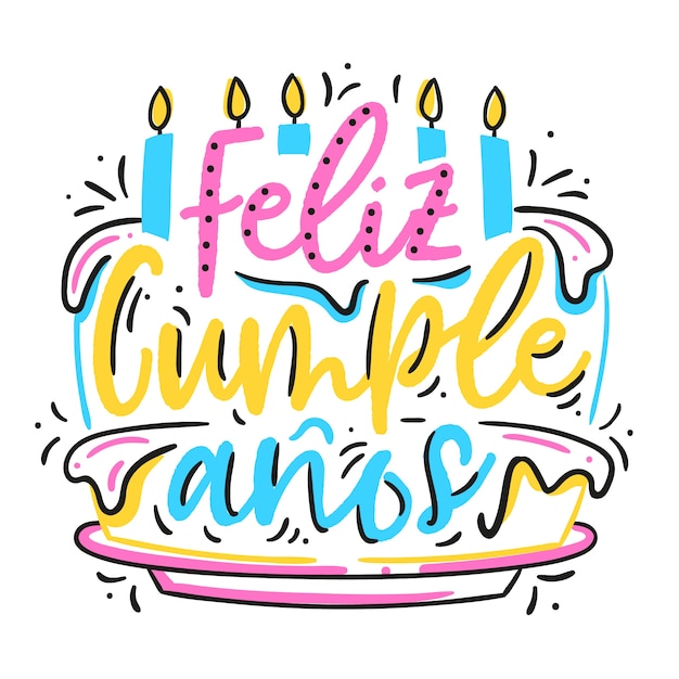 imagenes de letras de feliz cumpleaños