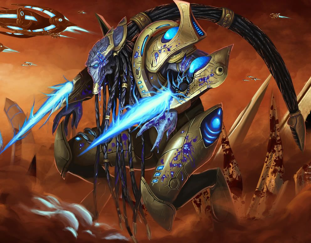 starcraft protoss art