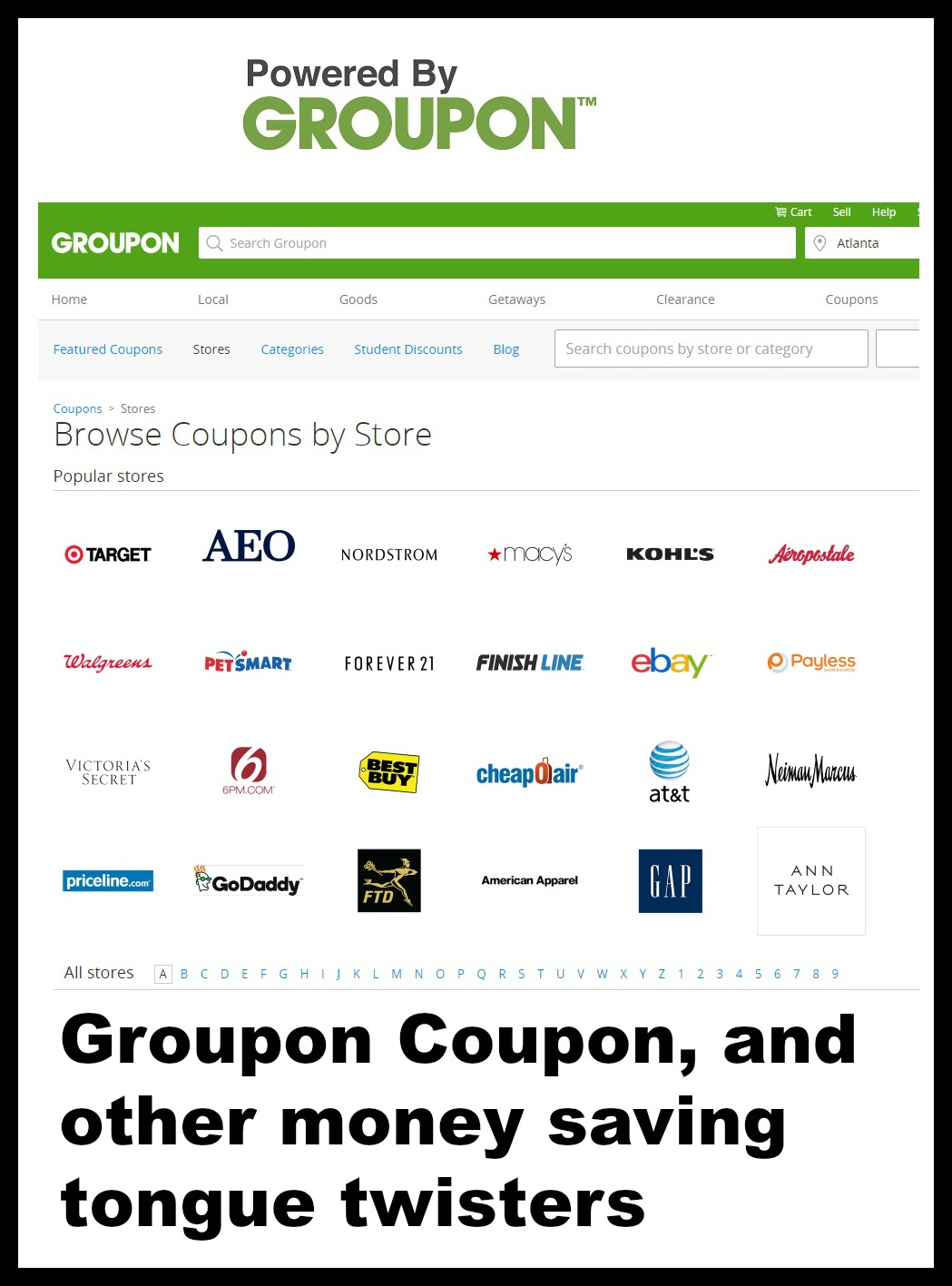 groupon promo code 2017