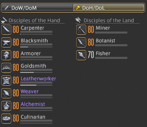 ffxiv soul of the crafter