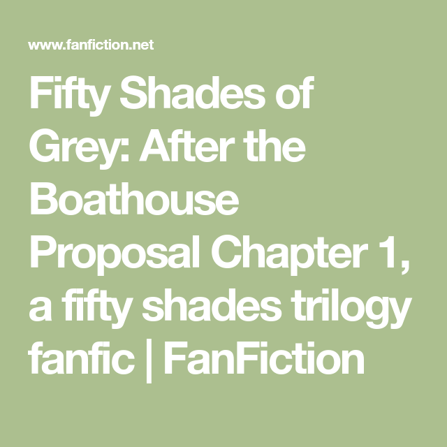 fifty shades of grey trilogy fanfiction