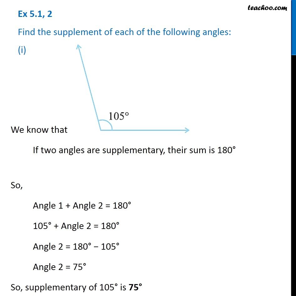 find the supplement of 7 8 right angle