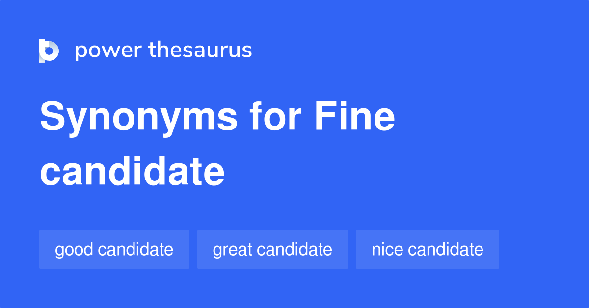 fine thesaurus