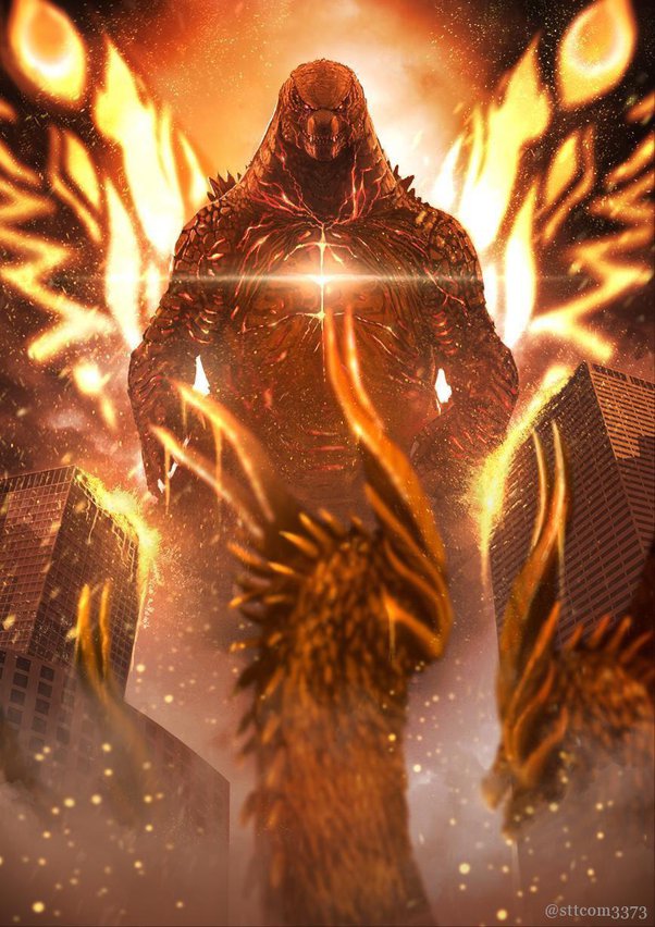 fire godzilla earth