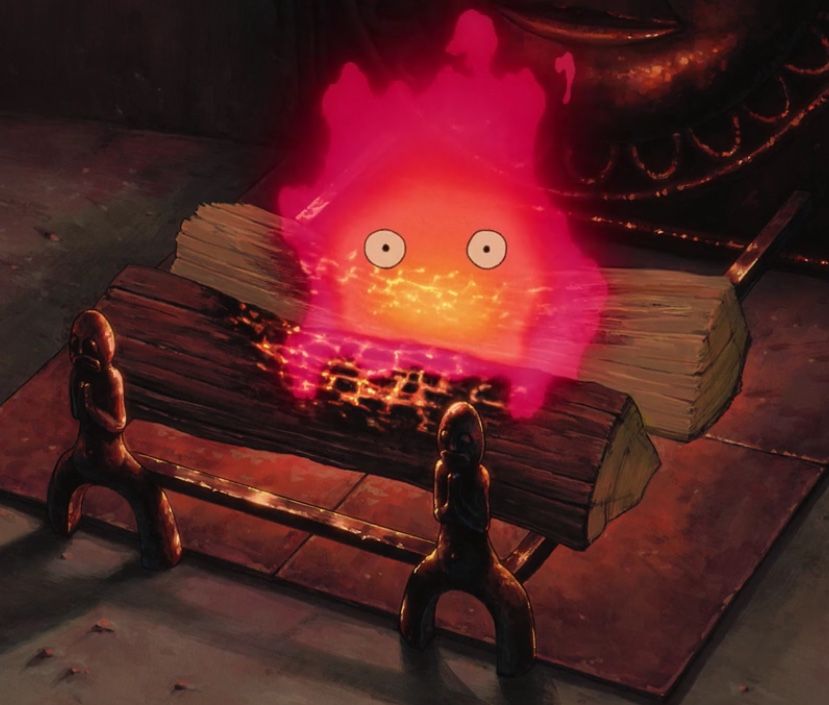 fire howls moving castle