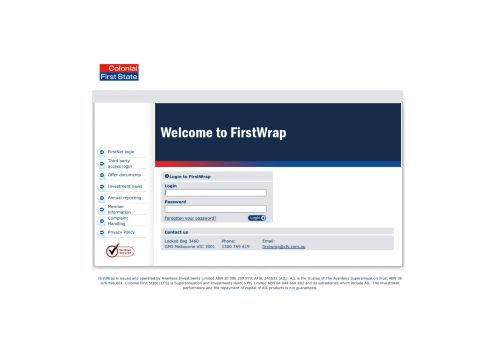 firstwrap login