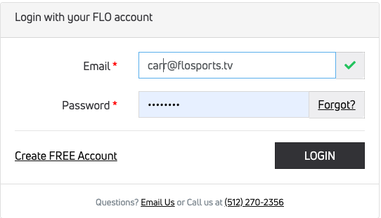 flosport login