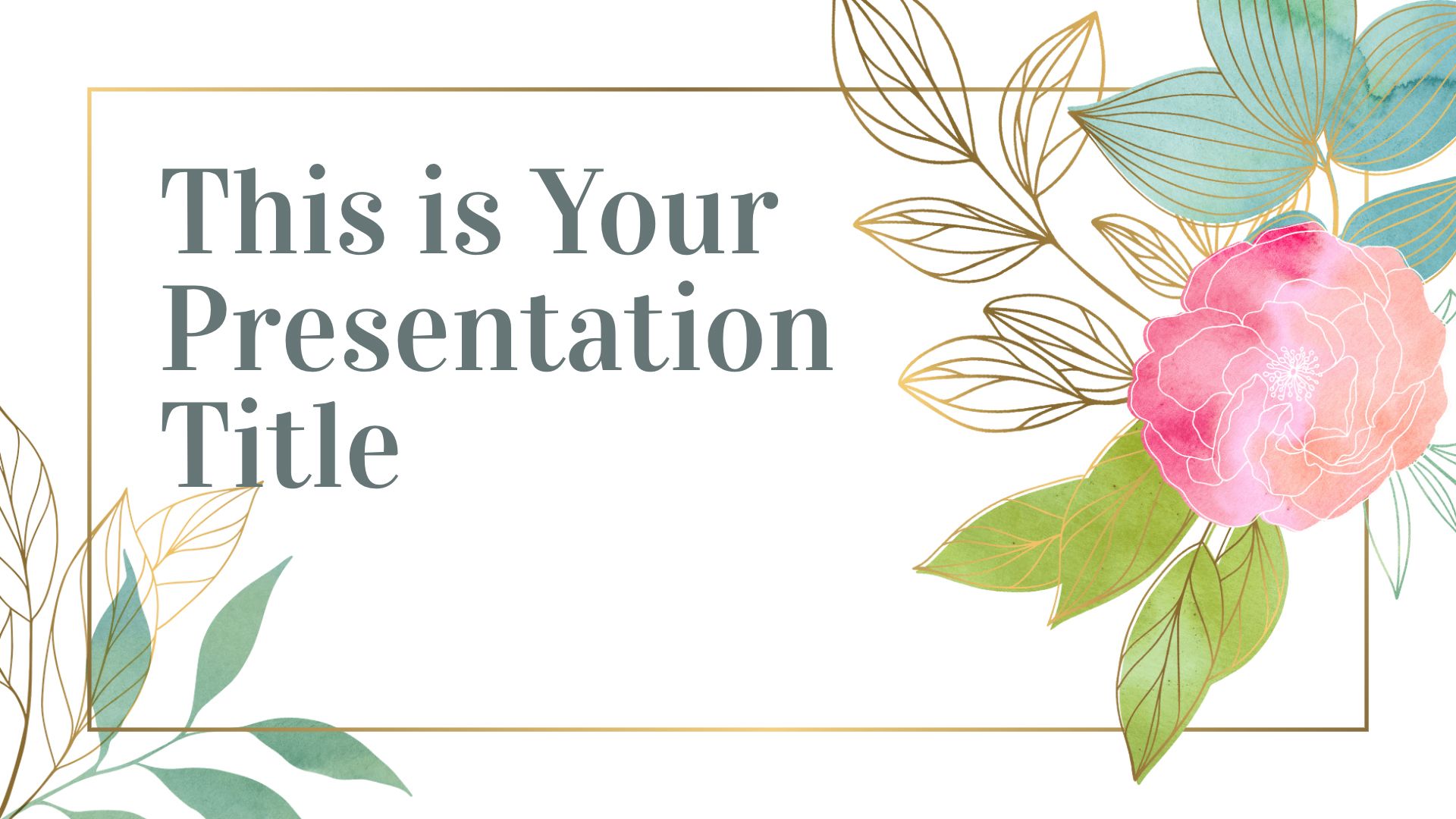 flower powerpoint templates free download