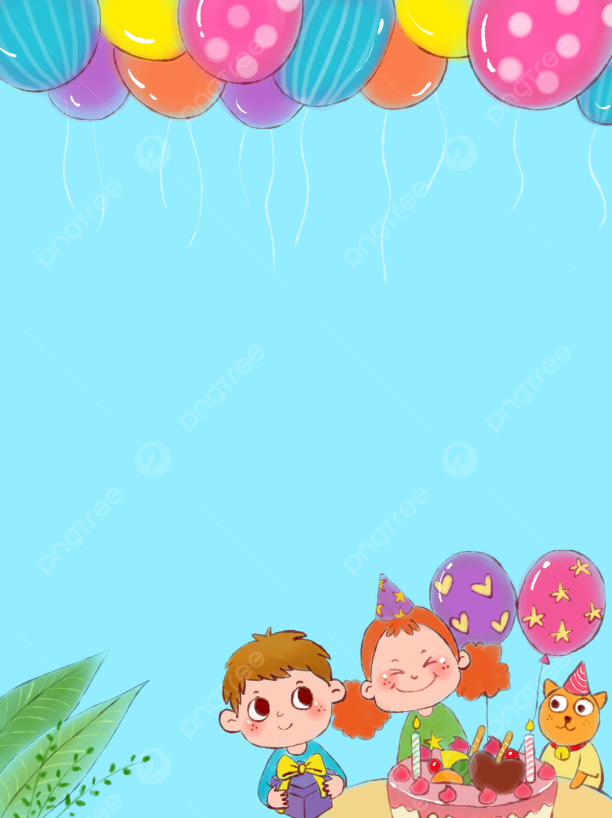 fondo de fiesta infantil