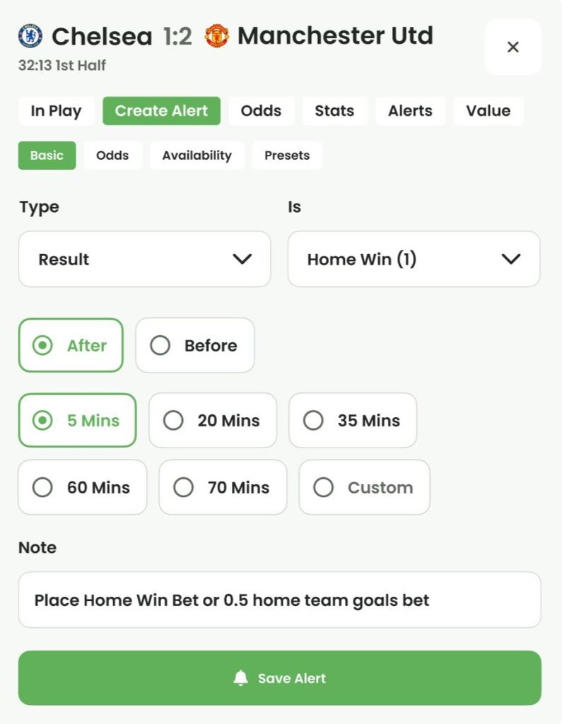 footy odds