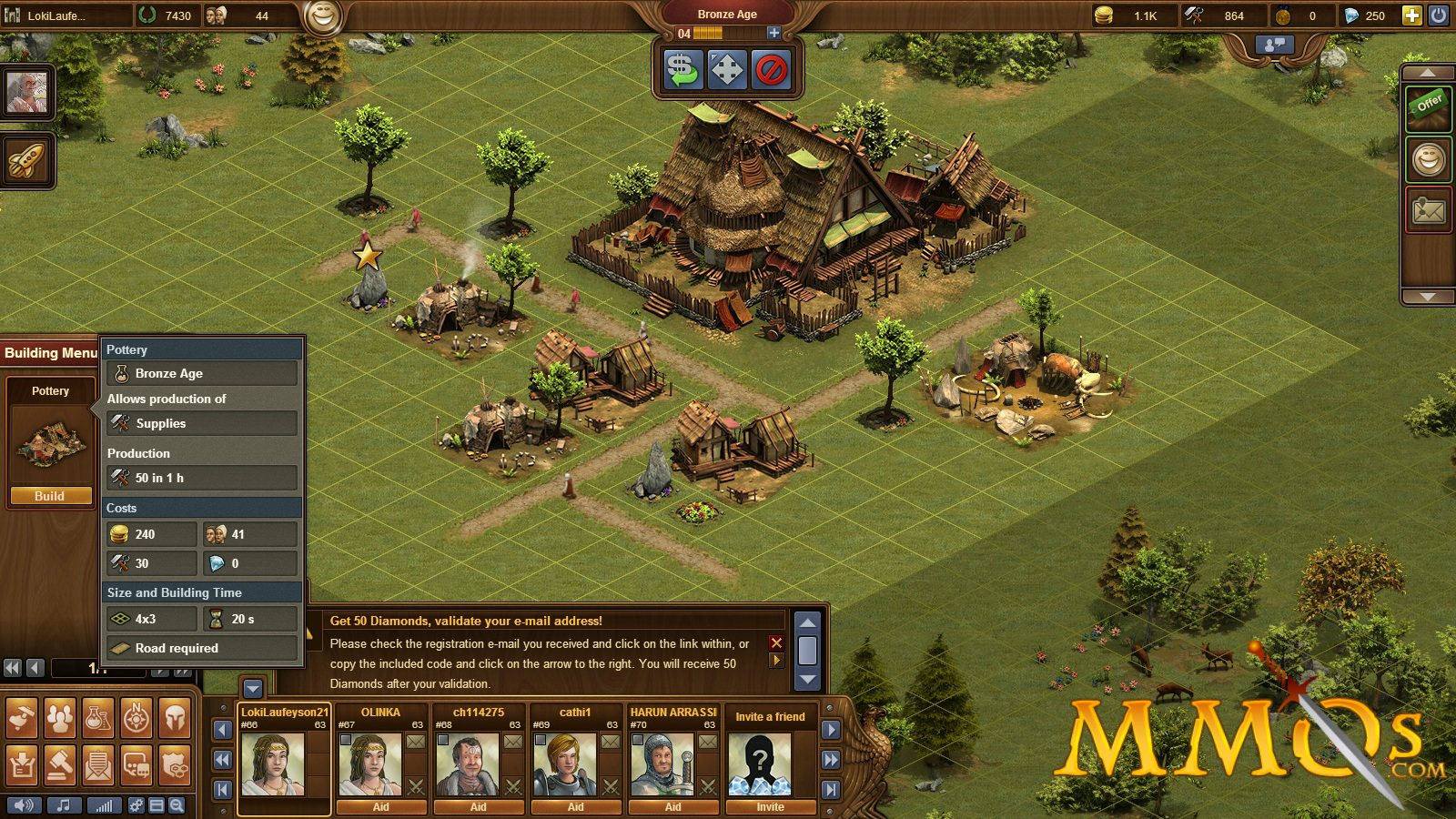 forge of empires database