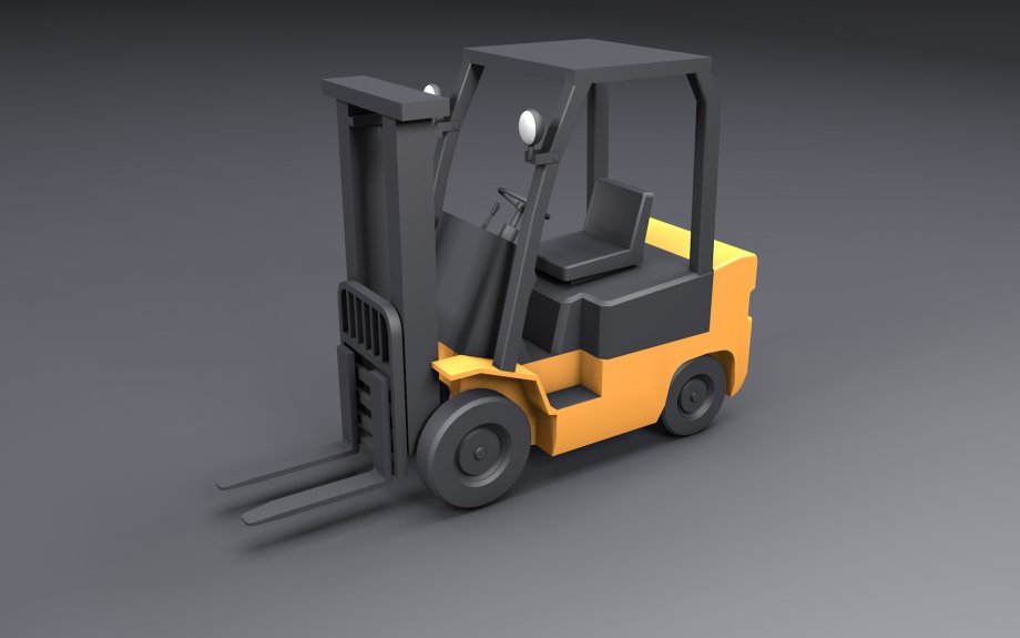 forklift 3d model free