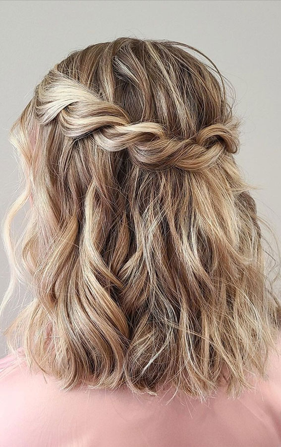 formal hair for shoulder length hair