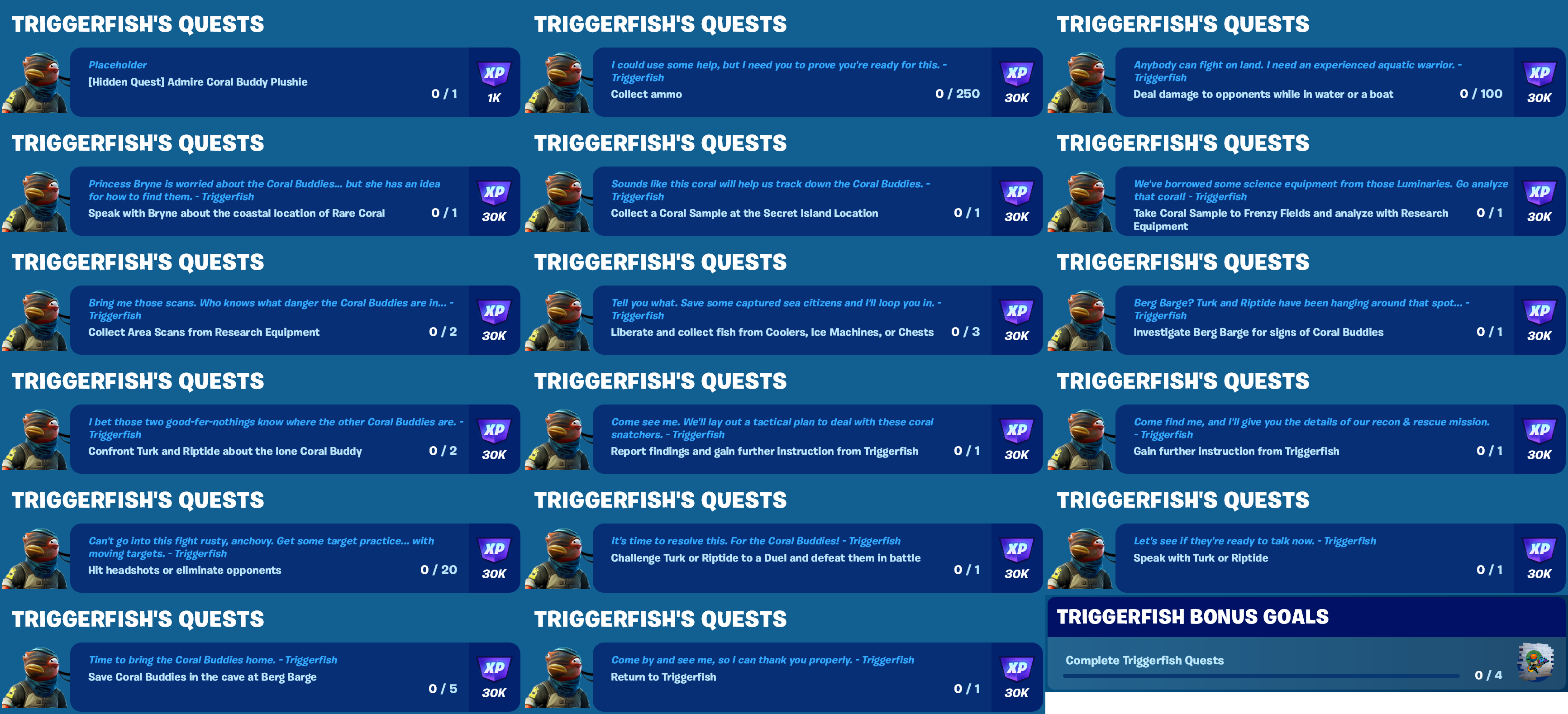 fortnite snapshots quests