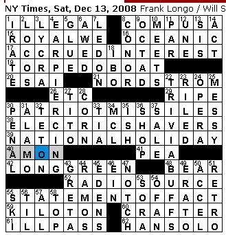 frank longo crossword puzzles