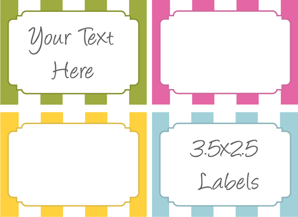 free printable label templates for word