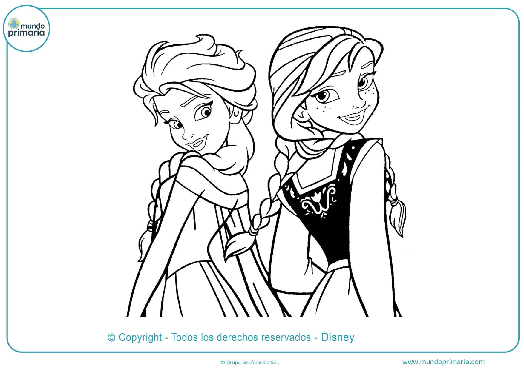 frozen dibujos para colorear e imprimir